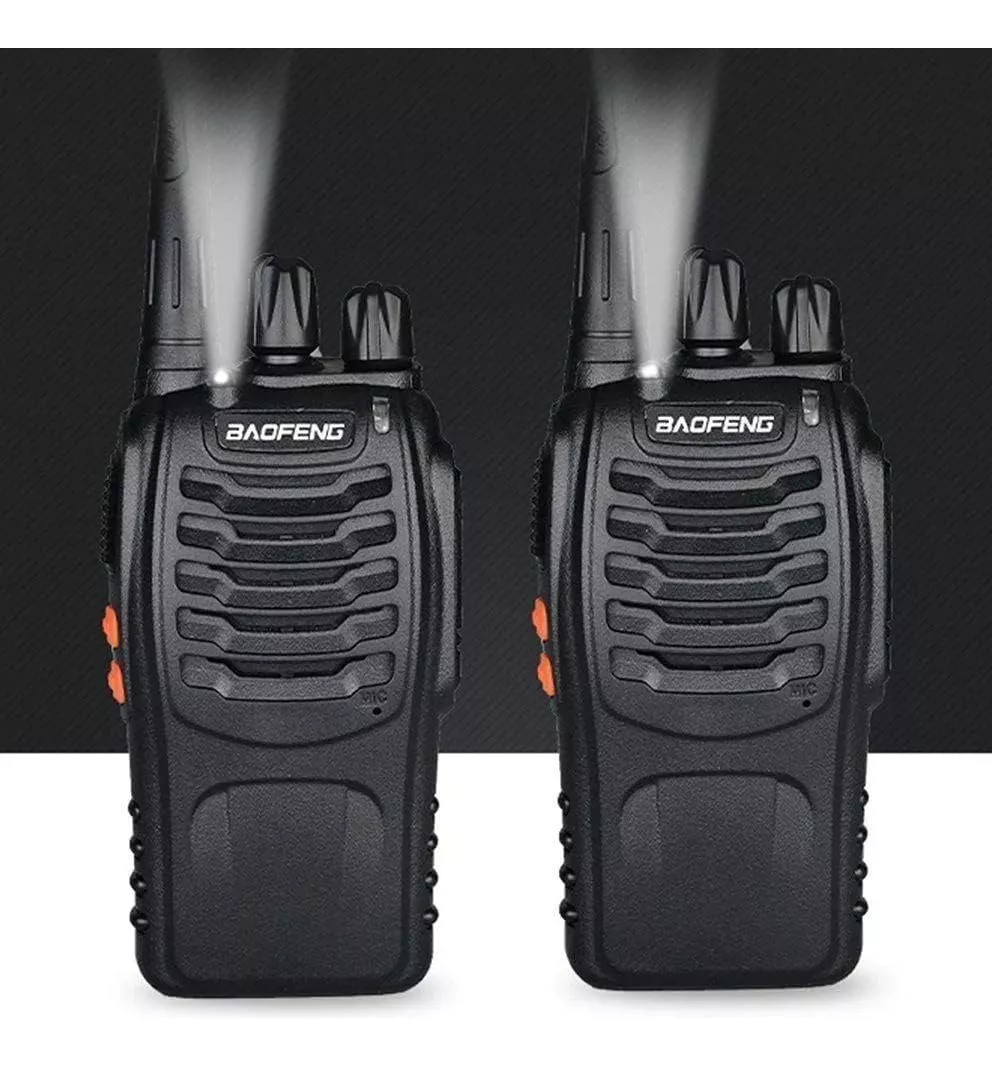 Walkie Talkies Profesionales Baofeng BF-888S (Set x2) | Batería de Larga Duración 2800mAh