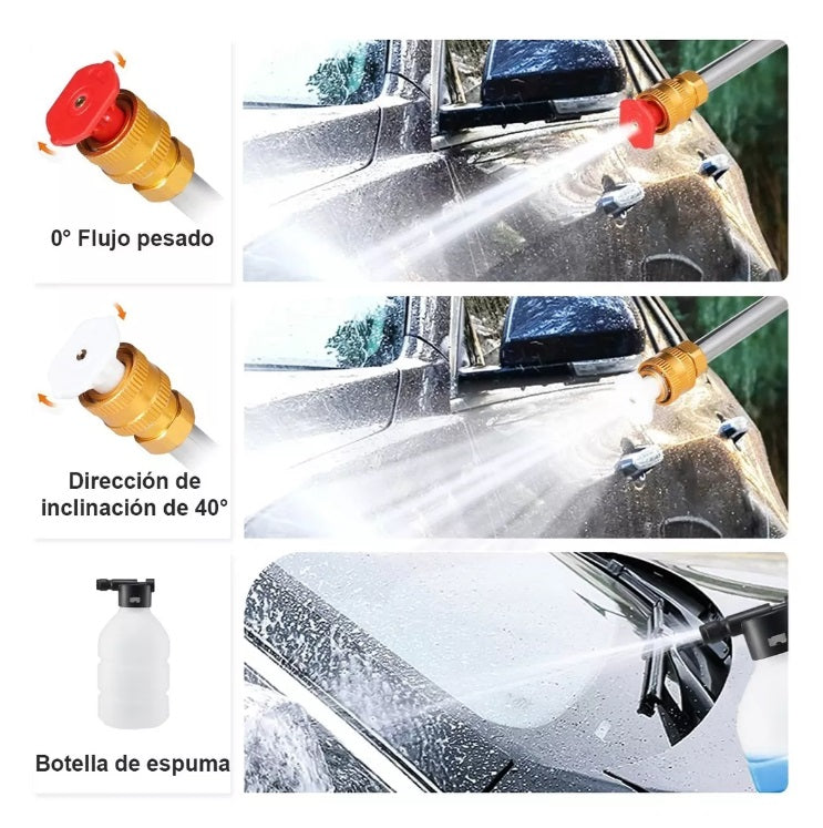 Hidrolavadora Recargable 48V con 2 Baterías | Potencia Portátil para Dejar Todo Reluciente
