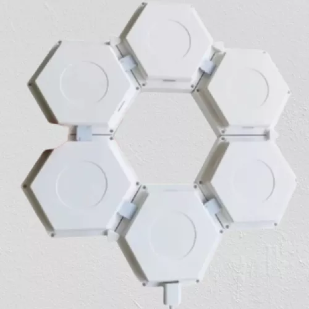 Set de Luces LED Hexagonales Inteligentes – Modular y Táctil | TodoCasa.co