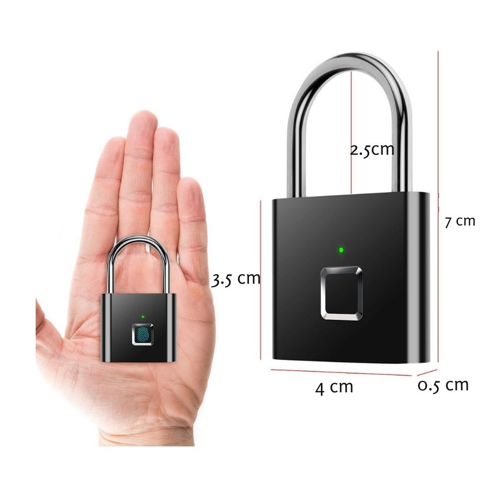 Candado Inteligente con Huella Dactilar – Seguridad Biométrica | TodoCasa.co