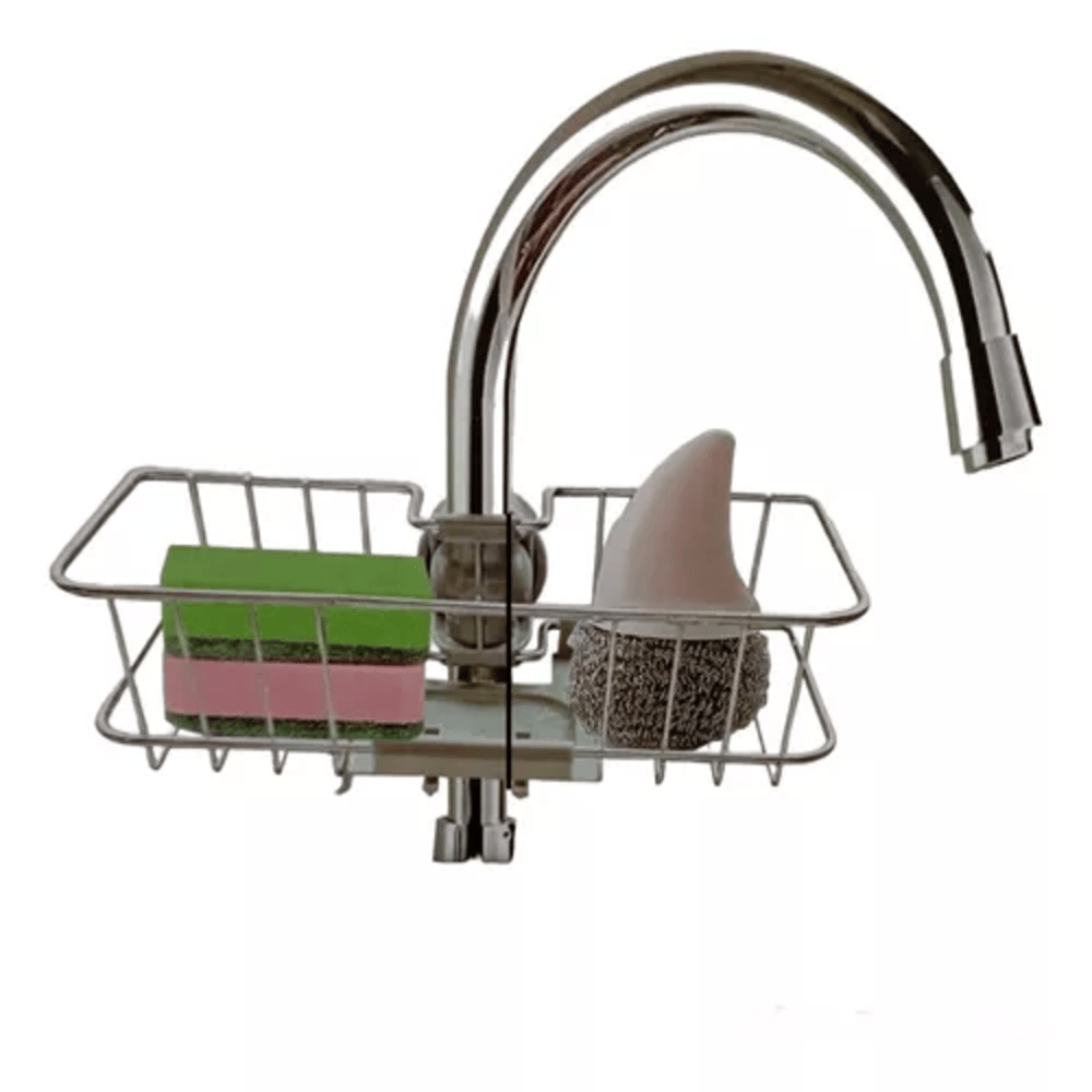 Soporte Doble de Grifo para Esponjilla - TodoCasa