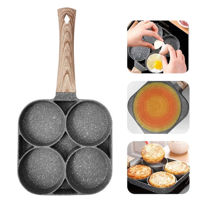 Sartén Antiadherente 4 Puestos para Huevos - TodoCasa