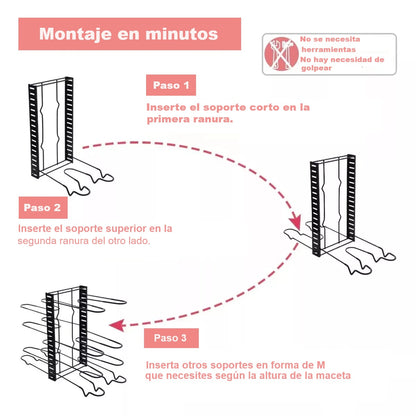 Organizador de Ollas con 8 Niveles - TodoCasa