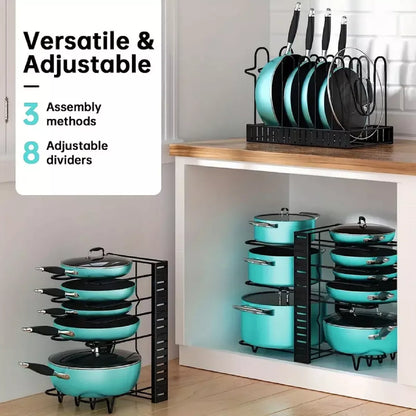 Organizador de Ollas con 8 Niveles - TodoCasa