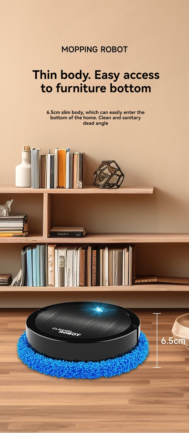 Robot Aspirador y Trapeador Inteligente SMART-HOME - Limpieza Automática Para Tu Hogar | TodoCasa.co